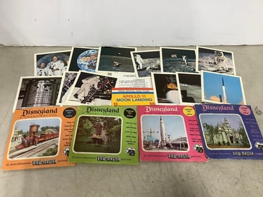 Disneyland view master reels and photographic prints