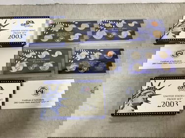 Two Sets of United States Mint Proof - 2003