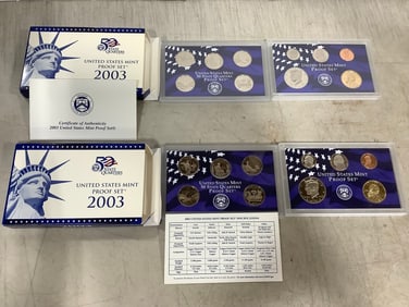 Two Sets of United States Mint Proof - 2003