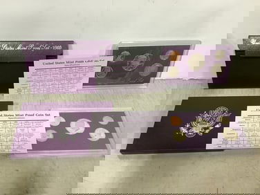 Two Sets of United States Mint Proof - 1989