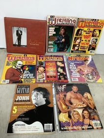 Various Magazines (Pro Wrestling, Frank Sinatra, etc) and Family Picture Album