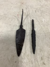 Dug Iron Arrowheads