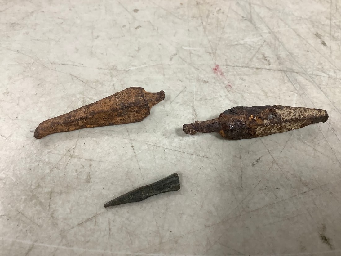Bronze Roman Arrowhead 2nd 3rd Century A.D.: Bronze Roman Arrowhead 2nd 3rd Century A.D.
