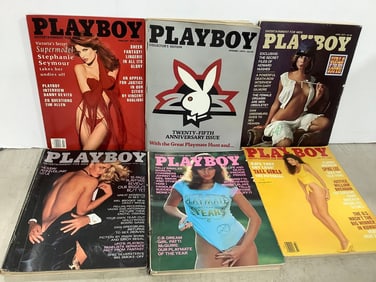 Various Adult Playboy Magazines