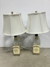 Empty Jack Daniels Bottle Lamps (19.5in Tall)