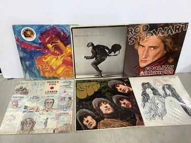 Various Records (Rod Stewart, Bryan Adams, etc)
