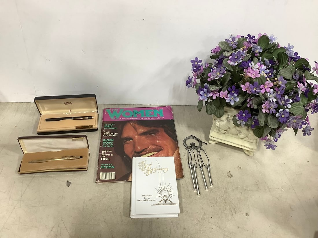 Decorative planter, for women only pornographic magazone, and more (1 of 1)