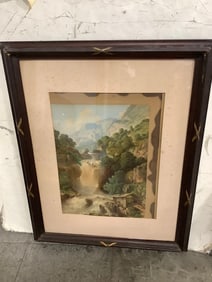 Framed art print(31in.x38.5in.)