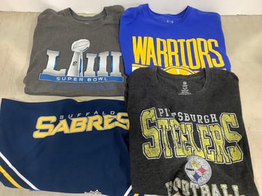 Sports shirts and Buffalo Sabres bandana(M, L, XL)