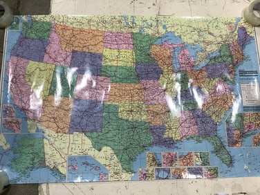 United States map(30.5in.x48.5in.)