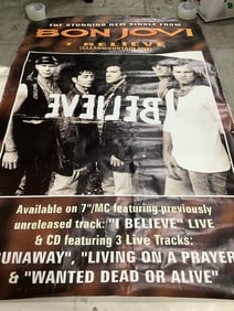 Large Bon Jovi poster(39.5in.x60in.)