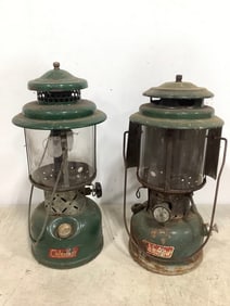 Coleman lanterns(15.5in.tallest)