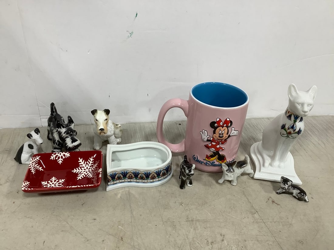 Various Ceramic Statues, Disney Minnie Mouse Mug, and more (1 of 1)