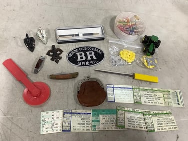 Vintage Trinkets, Letter Opener, Tickets, and more