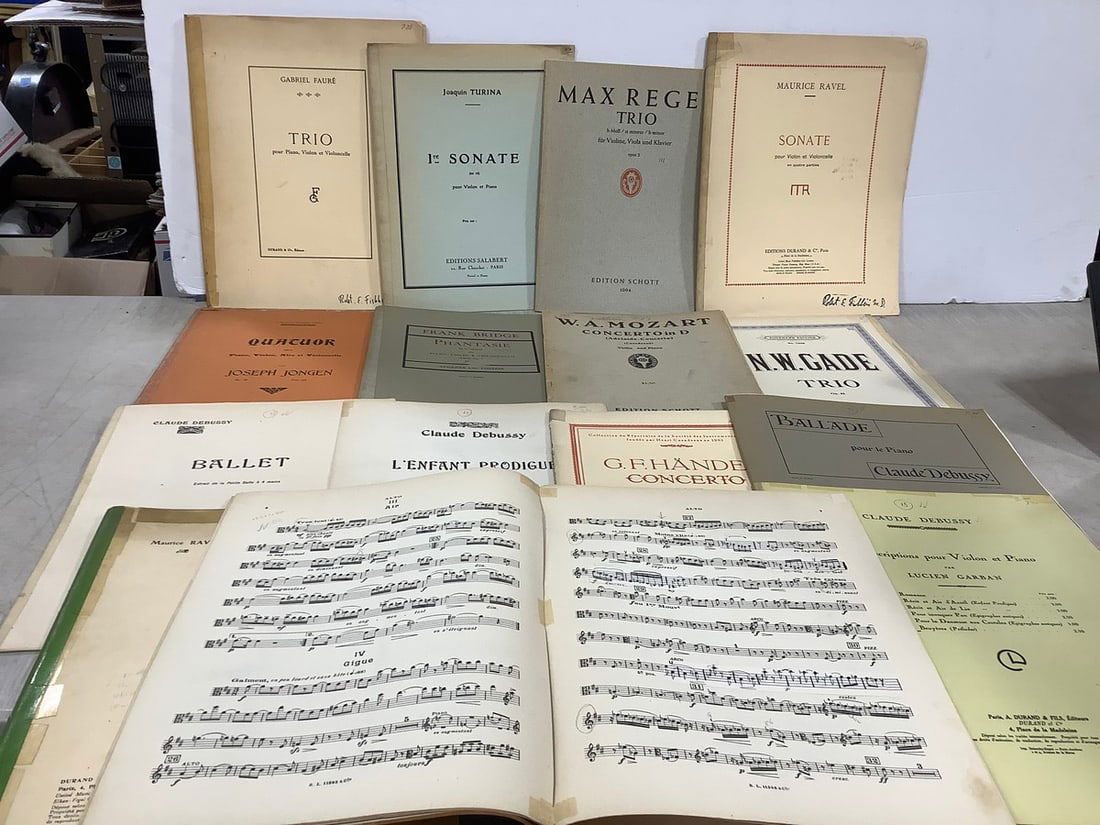 Vintage Music Books (Violin, Piano): Vintage Music Books (Violin, Piano)