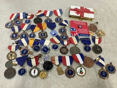 Vintage Medals, Pins, and more