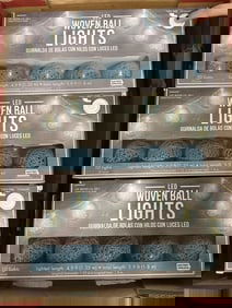 LED Woven ball lights(3 packs total-new in box)
