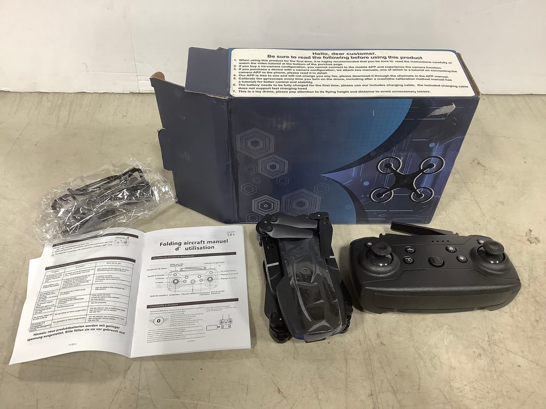 Folding aircraft drone with manual and remote(new in box) (1 of 1)