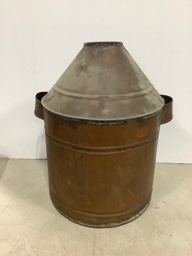 Copper base for still(20in.tall): Copper base for still(20in.tall)