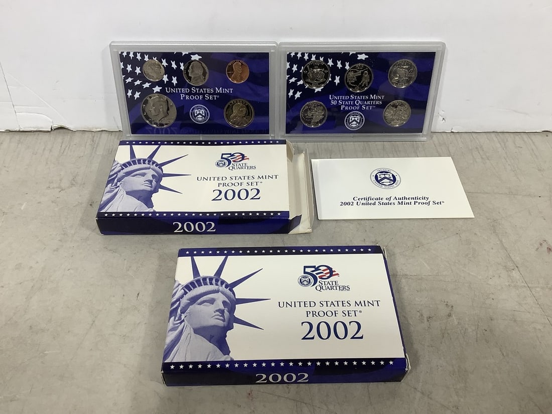 2002 United States Mint proof coin sets: 2002 United States Mint proof coin sets