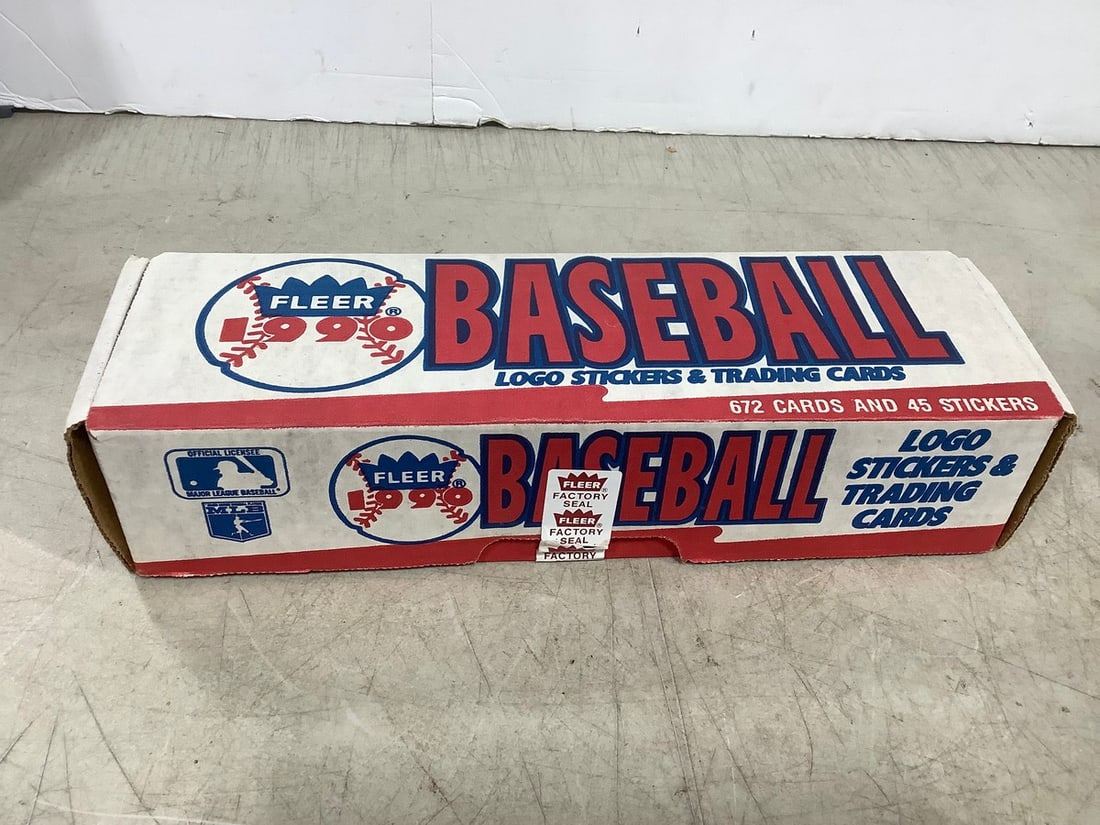1990 Fleer Baseball Logo Stickers & Trading Cards *SEALED* (1 of 1)