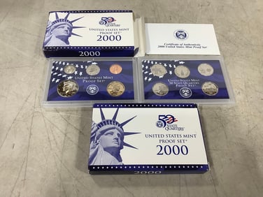 2000 United States Mint proof coin sets