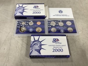 2000 United States Mint proof coin sets