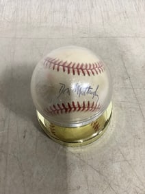 Don Mattingly signed baseball(no COA)