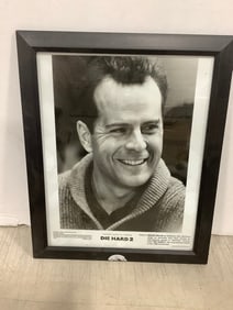 Die Hard 2 framed black and white film print(9.25in.x11.25in.)