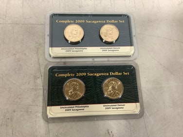 Complete 2009 Sacagawea Dollar sets