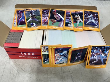 1988 MLB magic motion trivia cards collectors set(sealed)