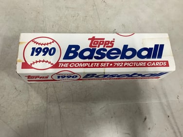 1990 Topps baseball picture cards set