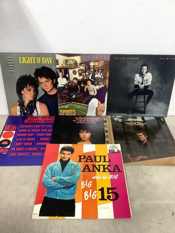Vintage records(Julian Lennon, Paul Anka, and more): Vintage records(Julian Lennon, Paul Anka, and more)
