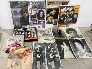 The Beatles VHS tapes, newspapers, vintage black and white prints, and more