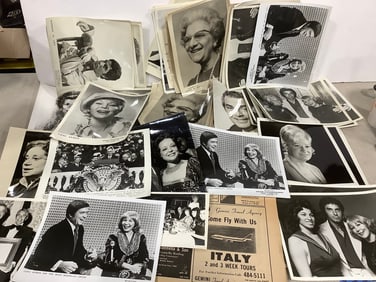 Vintage black and white photographic prints