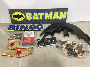 Korg GT-3 guitar tuner, Chevrolet and Fire Dept. magnets, chess pieces, and more