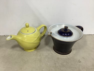 Hall teapots(tallest 7in.)