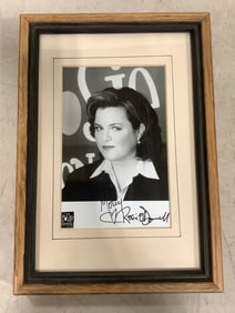 Framed and signed Rosie O Donnell photographic print(8in.x11in.)
