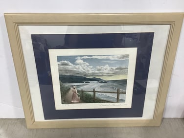 Framed Longing art print by Bruce S. Garrabrandt(18.5in.x22in.)