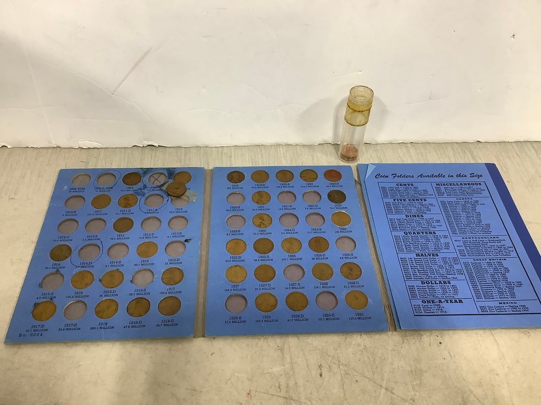 1909-1940 one cent collection set (1 of 1)