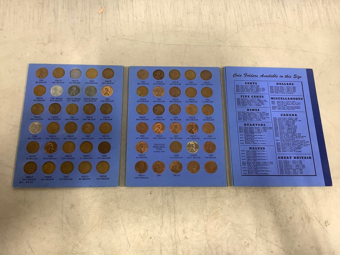 One cent collection set starting 1941 (1 of 1)