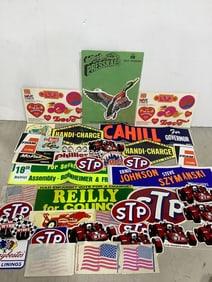 Vintage stickers/decals