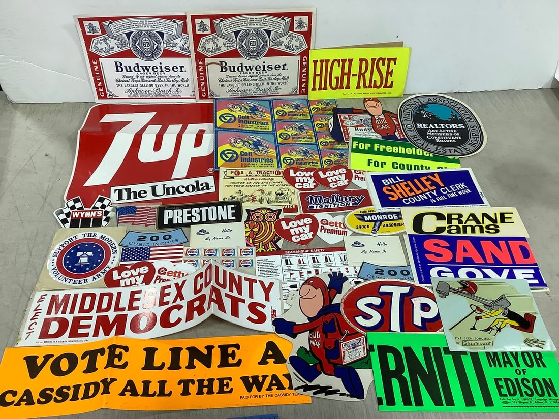Vintage stickers/bumper stickers: Vintage stickers/bumper stickers