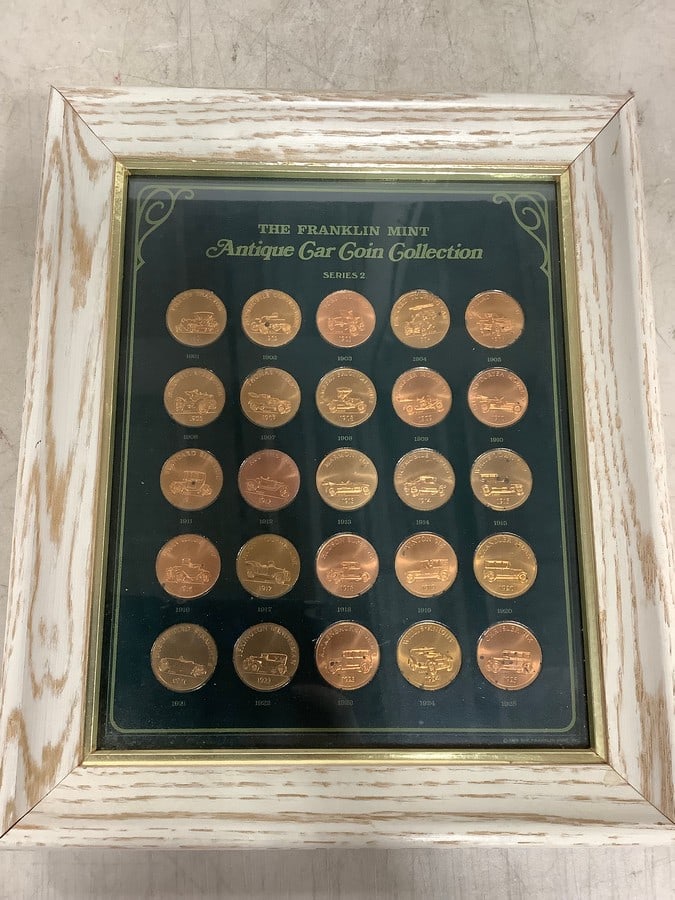 The Franklin Mint Antique Car Coin Collection 1901-1925(10in.x12in.) (1 of 1)