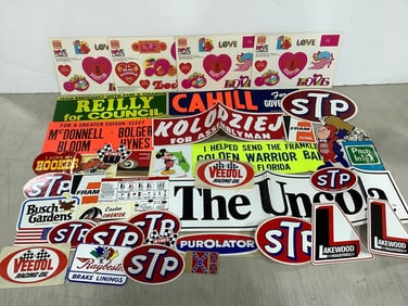 Vintage stickers