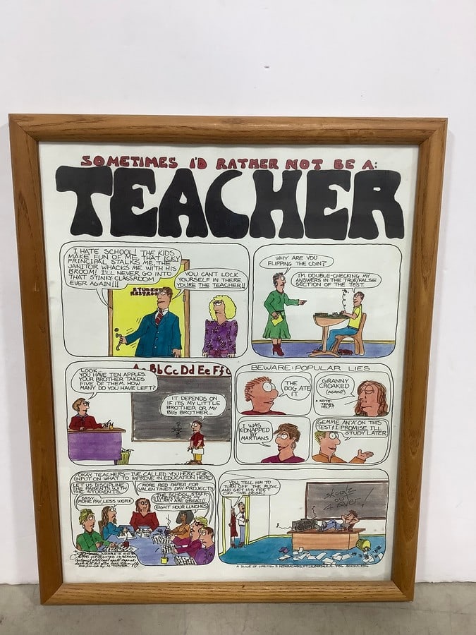 Framed Comic Strip (12inx15in) (1 of 1)
