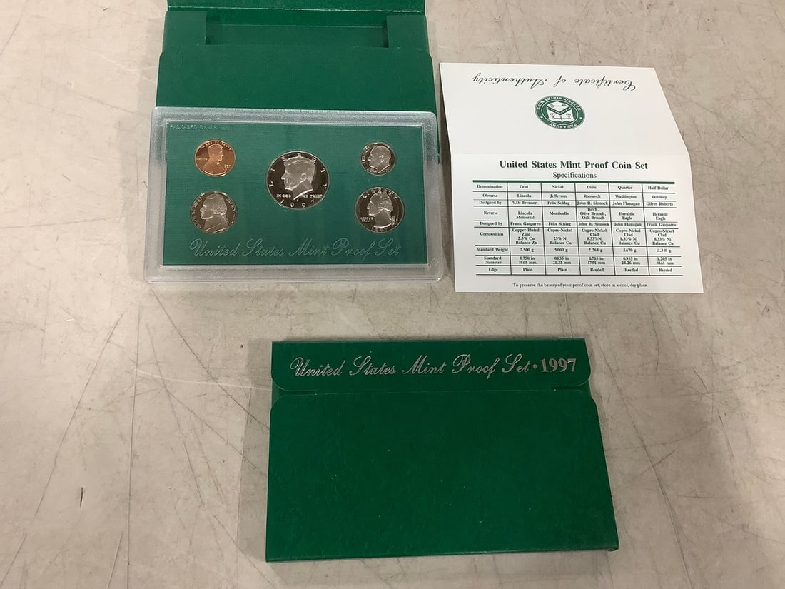 1997 United States Mint Proof Sets