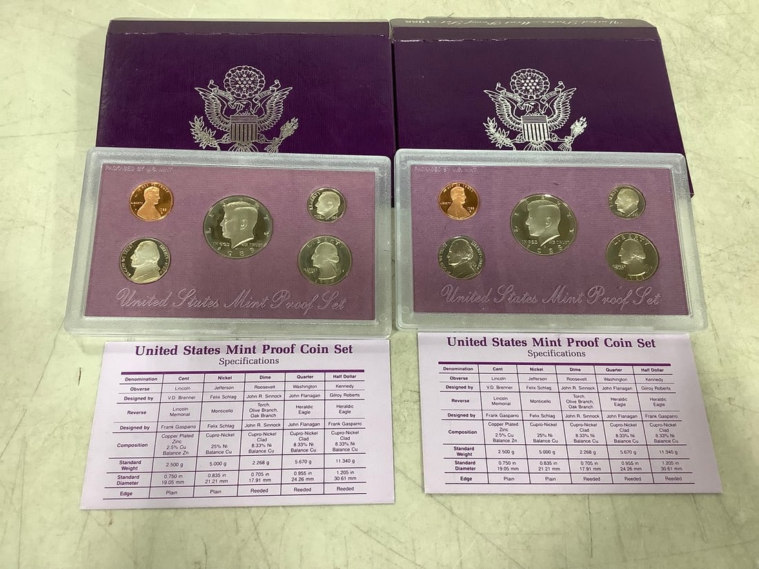 1988 US Mint Proof Coin Sets (1 of 1)