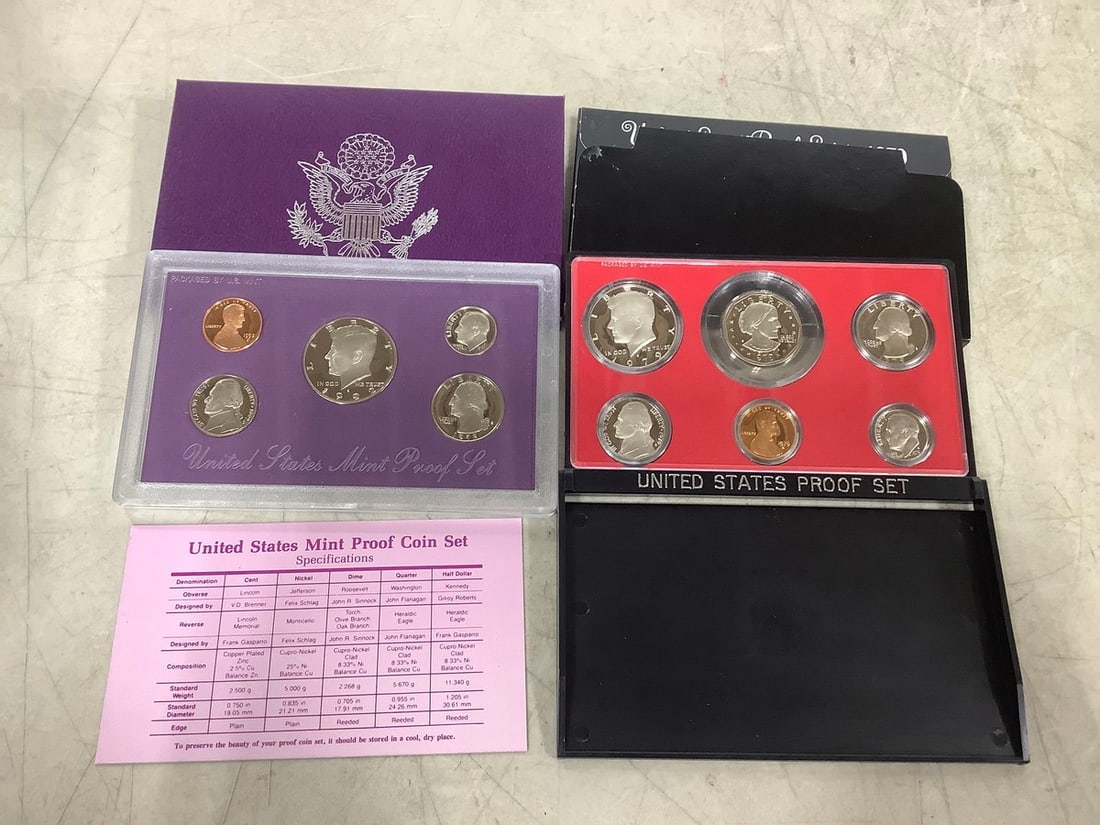 1979 US Proof set and 1994 US Mint Proof coin set (1 of 1)