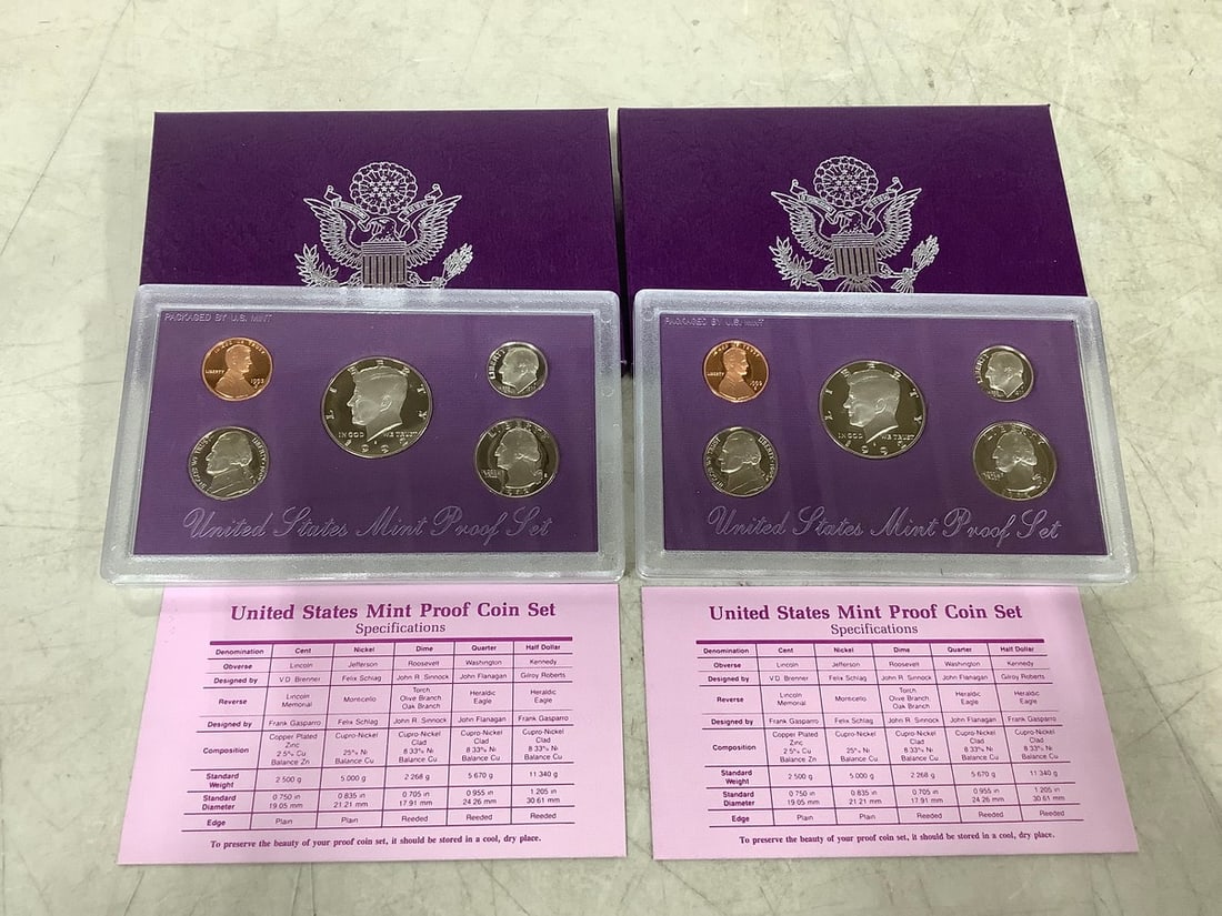 1992 US Mint Proof coin sets (1 of 1)